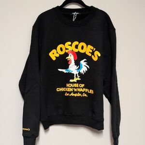 Madhappy Black Roscoe's Graphic Sweatshirt